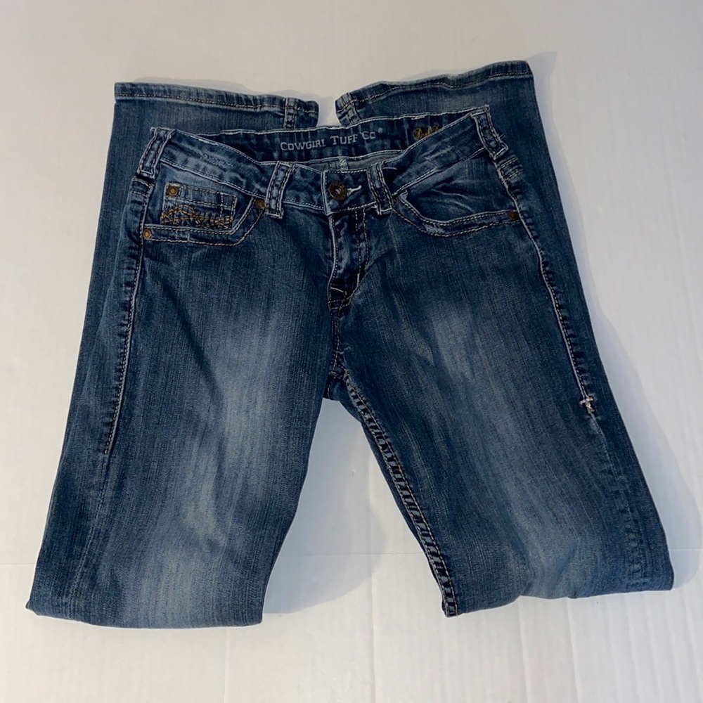 Cowgirl Tuff Co Waist 29 Length 33 Bootcut Blue Jeans